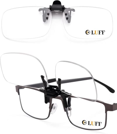 Vergrootglas Clips voor Bril - Draagbare Leesbril Accessoire voor Beter Zicht