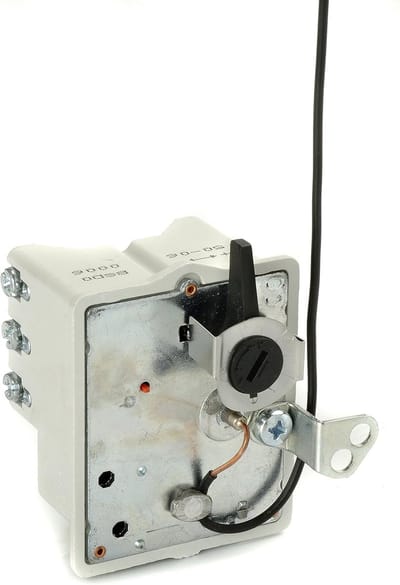 Bipolaire thermostaat - Temperatuurregelaar - Verwarming regelen - Verstelbare hengel - 370 mm - Zwart