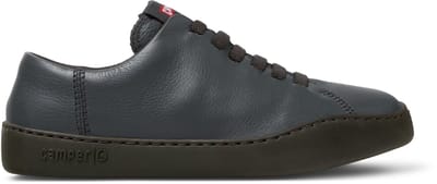 Camper Peu Touring donkergrijze leren schoenen
