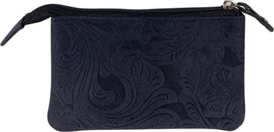 Sleuteletui - Sleuteletui met rits - Donkerblauw - Sleutelhoesje - Sleutelhouder - Portemonnee Dames Klein - Portemonnee Heren