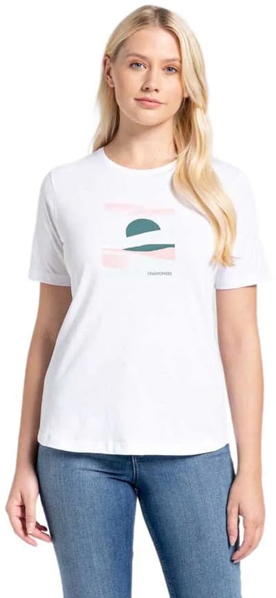 Craghoppers Ally T-shirt Met Korte Mouwen Wit 14 Vrouw
