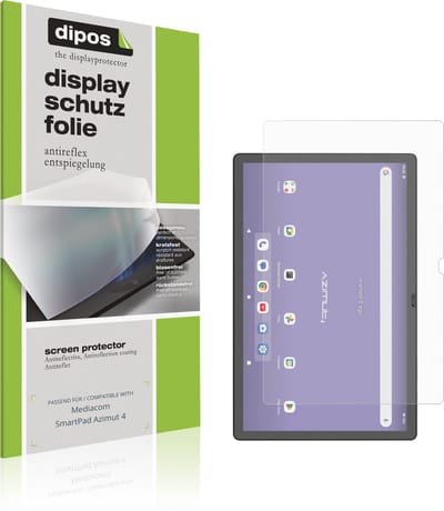 dipos – 2x Matte Beschermfolie geschikt voor Mediacom SmartPad Azimut 4 | Krasbestendige & antireflecterende Screenprotector Ultra-Thin