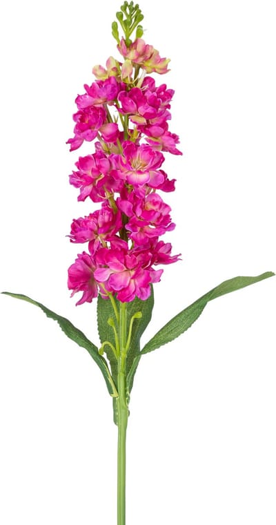 Easyplants | Kunstbloem Violier 78 cm fuchsia | Zijde | Nepbloemen | fuchsia | Onderhoudsvrij | Kant-en-klaar