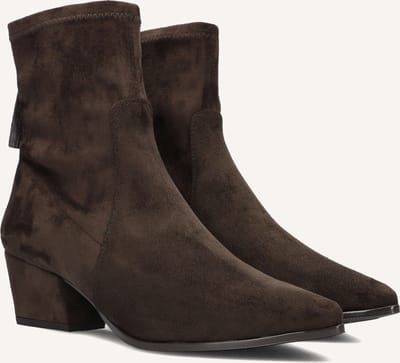 Unisa Jake Enkellaarsjes - Enkelboots met rits - Dames - Bruin - Maat 36