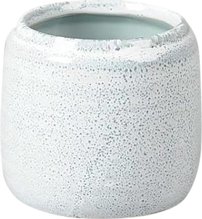 Rasteli Bloempot Reactive blue glaze Keramiek Blauw-Licht blauw D 10.5 cm H 9 cm‎‎  PER 3 STUKS