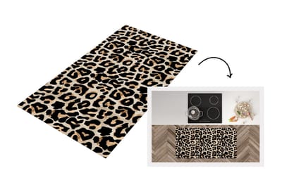 Keukenloper - Loper keuken - Panterprint - Patronen - Luxe - 120x60 cm - Keukenloper vinyl