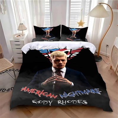 Nieuwe Cody Rhodes American Nightmare Beddengoed Set Eenpersoons Twin Volledig Queen King Maat Bed Set Volwassene Kind Slaapkamer Dekbedovertrek Sets Anime 150X200cm 3pcs