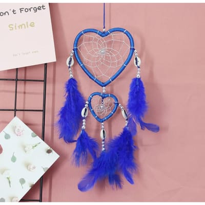Indiase Roze Paarse Veer Dromenvanger Liefde Muurhanger Kamer Decor Handgemaakt Esthetisch Retro Dromenvanger Windgong Ornament