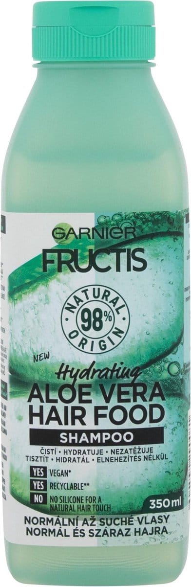 Fructis Hair Food Aloe Vera Hydrating Shampoo - Moisturizing Shampoo For Normal And Dry Hair 350ml