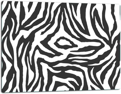 TMK ArtDeko - Snijplank - Glas - Zebra - 52x40cm
