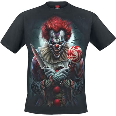 Spiral T-shirt - Trick Or Treat - S tot 4XL - voor Mannen - zwart