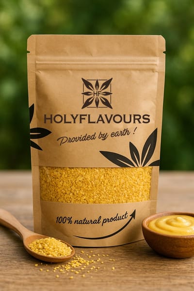 Mosterdzaad Gebroken Geel Sinapis Alba - 100 gram - Holyflavours