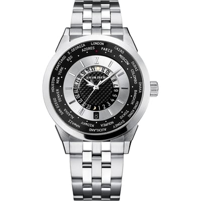 Jacob Zech - Heren Horloge New York City - Zilver