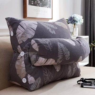 Driehoek Leeskussen - Rugsteun Kussen - Comfortabel Ontspannen - Verstelbaar Nekkussen - 45x22x50cm - Veelkleurig