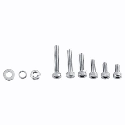 Assortiment van 600 Stuks M2 304 RVS Hex Bouten met Moeren en Ringen - Volledige Draad, Type A