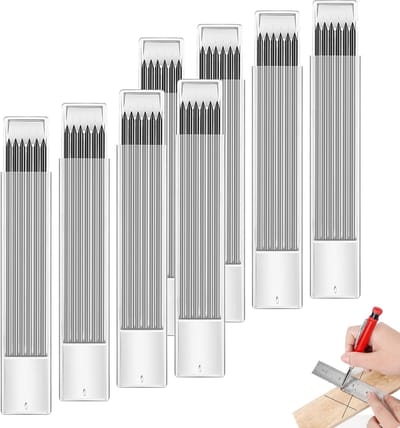 48 Stuks Houten Potlood Navullingen, 2.8mm Vervangingen voor Architecturaal Tekenwerk en Houtbewerking