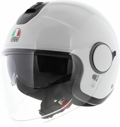 AGV Eteres Jethelm Materia glans wit M