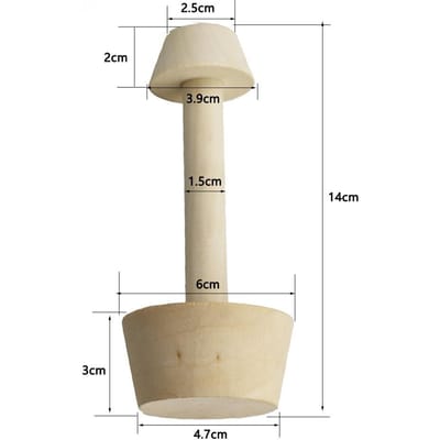 Premium Houten Eiertaartvorm Dubbelzijdig Taartstamper Gebakvormige Duwer Voor het Bakken van Eiertaarten Taarten Cake Keukengadgets Gereedschap