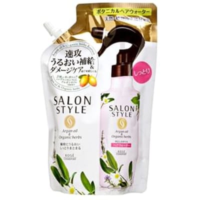 Kose - Salon Style Argan Oil & Organic Herbs Hair Water Moist 450ml Refill