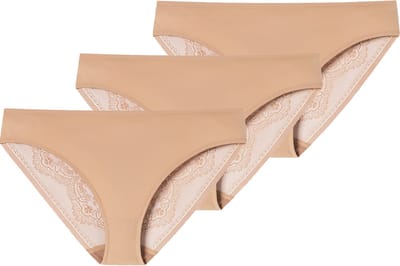 Schiesser Dames slip / onderbroek 3 pack Invisible Lace