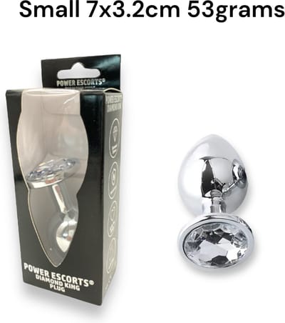 Magic Love buttplug 2,8 cm wit - 1 pcs small versie, dus geen 3 stuks