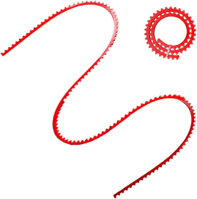 Houtbewerkingssjabloon - Vormstrips - Patronen Tekenen - Aanpasbare Flexibiliteit - 100 cm - Zwart