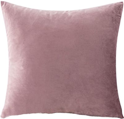 Kussens - kussenhoes velvet heide roze - fluweelachtig - dubbelzijdig - met rits - sierkussenhoes - 45x45