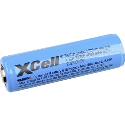 XCell Speciale oplaadbare batterij 21700 Li-ion 3.7 V 4000 1 stuk(s)