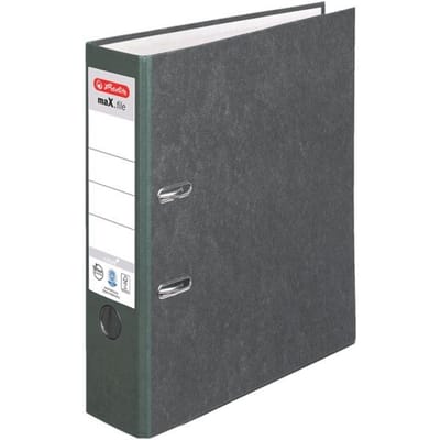 herlitz ordner maX.file nature, A4, rugbreedte 80 mm, groen