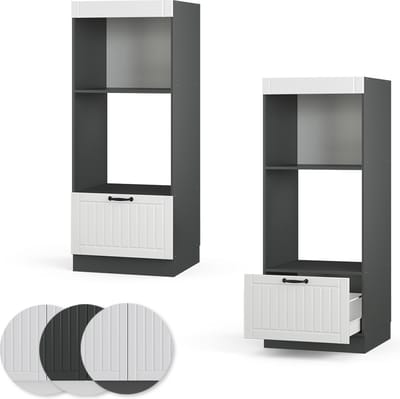 Vicco Fame-Line Magnetronkast – 60 cm open Wit Landhuis
