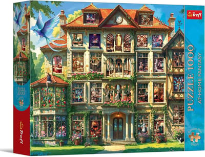 Puzzel Woning Fantasy - Legpuzzel Geheimen - Ontspanning Thuis - Perfect Passende Stukjes - 1000 Stukjes - Multicolor
