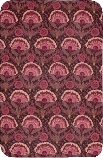 WC mat 40x60 cm - Antislip - Antiek - Bloemen - Kleurrijk - Toiletmat - Vloermat - Douchemat - Toilet tapijt - Toiletmatten