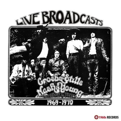 Crosby, Stills, Nash & Young with Dallas Taylor & Greg Reeves - Live Broadcasts 1969-1970 (LP)