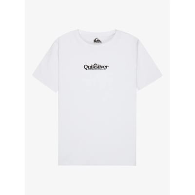 Quiksilver Fineline T-shirt Met Korte Mouwen Wit 14 Years Jongen