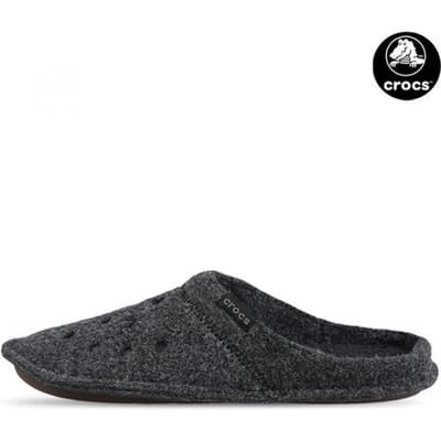 CrocS ClaSSic Heren Dames Kantoor School Koud Weer Fleece Pantoffels 203600 060 203600060/M10/W12280 black