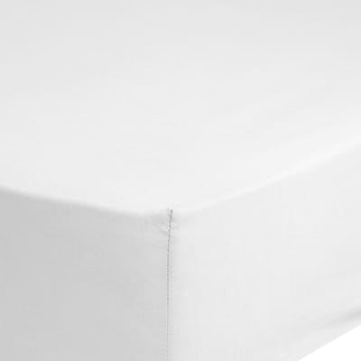 Good Morning hoeslaken effen kleur - Kind 70x150 cm - Wit - 100% Katoen renforce
