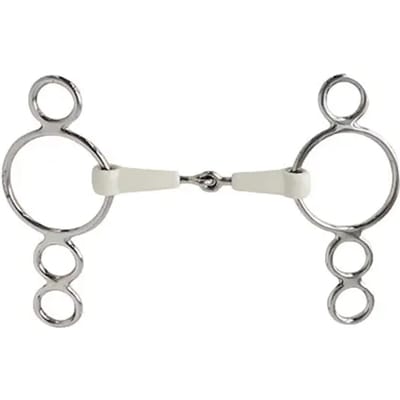 Sefton Pessoa Comfort Gespleten Mondstuk Met Vier Ringen Zilver 13.5 cm