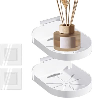Camera Plank - Wandmontage Houder - Veilige Beveiliging - Geen Gaten Boren - 12 cm - Wit