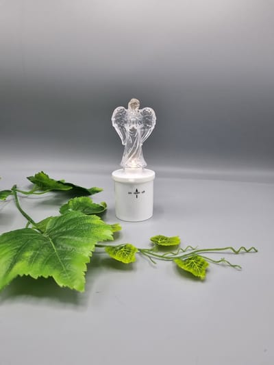 Engel - Cortina 2/15/ANG2 - Warm wit - Led - Transparant - 1920 branduren - Graflicht - Grafdecoratie - Ledkaars