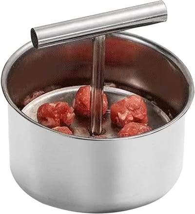 Vleesbal Maker - Gehaktbal Vorm - Keuken Hulp - Roestvrij Staal - 6 of 12 Gaten - Multicolor