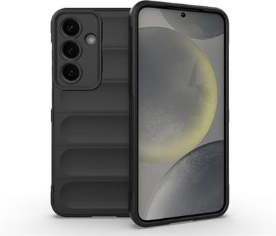 MobyDefend Hoesje - Geschikt voor Samsung Galaxy S25 - TPU Gripcase - Zwart