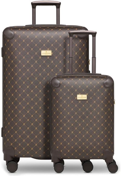Lazarotti Palermo Kofferset met 4 wielen S+L - Harde bagage - TSA slot - dark brown 1
