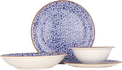 By Bone Serviesset (Large) - Edera Cobalt - 24 delig - 6 persoons - Porselein