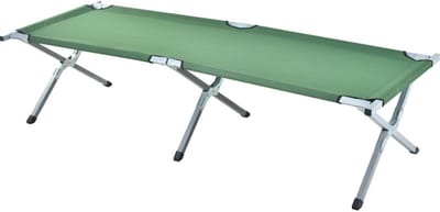 Opvouwbaar bed - Klapbed logeerbed - Logeren en kamperen - Versterkt frame 200kg - Eenpersoons - Grijs