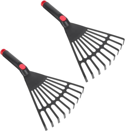 Handhark Set van 2 Stuks voor Tuinieren - Ideaal voor Gras, Bladeren en Kleine Tuinwerkzaamheden
