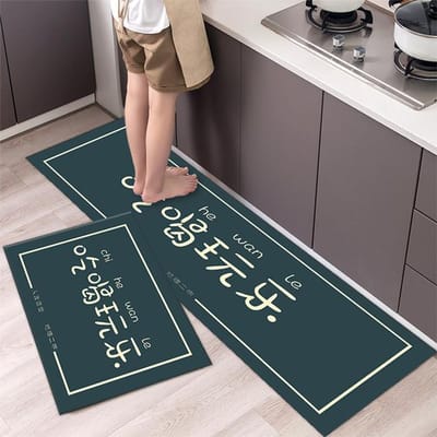 Modieuze eenvoudige keukenvloermat in Scandinavische stijl Huishoudelijk tapijt Lange strook deurmat Modern interieur 40cmx60 40cmx120cm