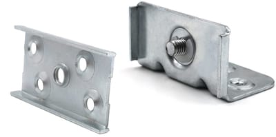 VT Goods - Bedverbinder - Meubelbeslag - Voor stabiele bedconstructies - 90 mm - Complete set - Geschikt voor lattenbodems - 8-delige set