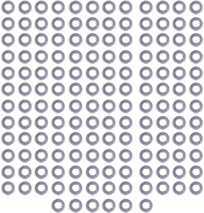 Dailygoods- Platte Ringen Assortiment 150 Stuks - A2-70 Roestvrij Staal - DIN125 - Slijtvast - Voor Industrie/Auto Onderhoud - Lange Levensduur - Sluitringen