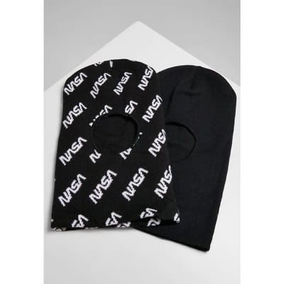 Mister Tee NASA - NASA Storm Mask Set black/black/white one size Masker - Zwart