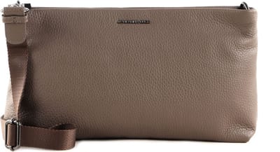 MANDARINA DUCK Leren Schoudertas Mellow Leather Shoulder Clay Bruine